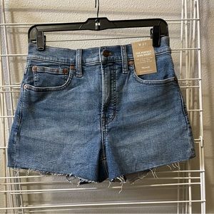 Madewell The Perfect Jean Short - Size 27 in Ellacott Wash